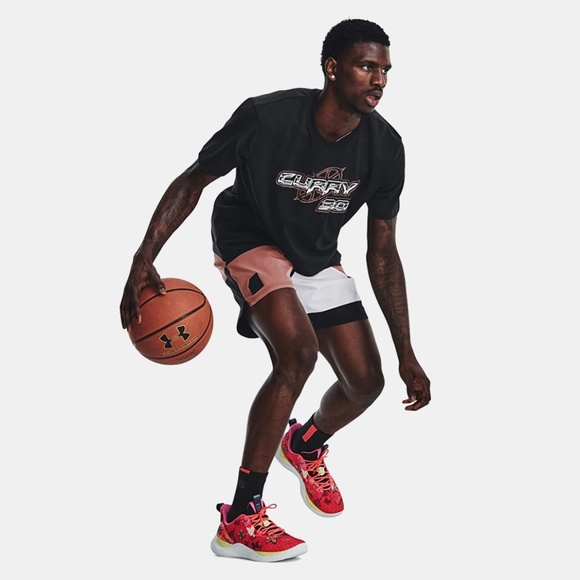Curry x Under Armour Curry 30 Heavyweight Short Sleeve Tee 1376808-001 (Black) - Picture 4 of 5